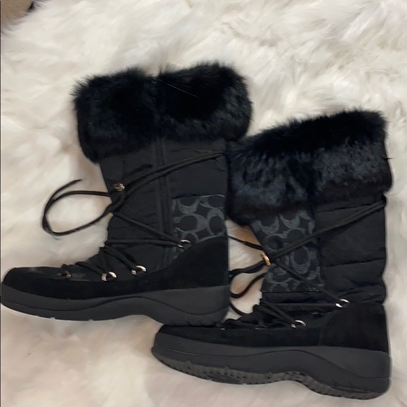 NEW in box Coach Tie and Lace up boots - Picture 3 of 8